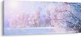 Tablou - Iarna geroasă (120x50 cm)
