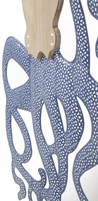 Decoratiune de perete 3D din metal si MDF, 41 x 57 x 1,5 cm, Octopus Mauro Ferreti