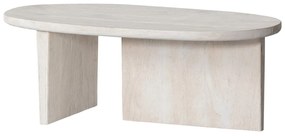 Măsuță de cafea în culoare naturală din lemn de mango 110x60 cm Seam – WOOOD