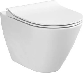 Set vas WC suspendat + capac WC CITY OVAL + plăcuță de acționare SIGMA + modul incastrat + garnitură