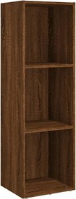 vidaXL Bibliotecă/dulap TV, stejar maro, 36x30x114 cm, lemn prelucrat