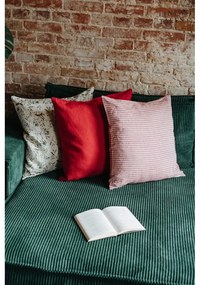 Față de pernă din in cu model de Crăciun 40x60 cm – Linen Tales