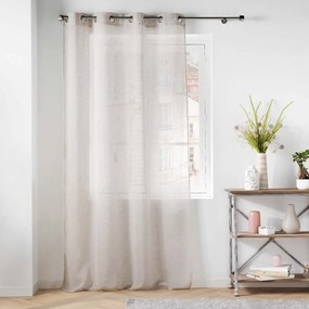 Perdea fildeș din voal 140x240 cm Carlin – douceur d'intérieur