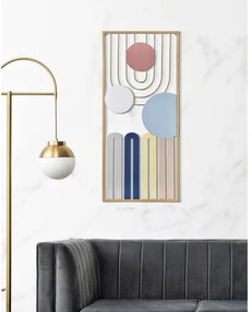 Decorațiune de perete din metal 37x84 cm Colorful – Mauro Ferretti
