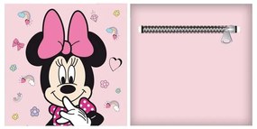 Disney Minnie pernă, pernă decorativă cu husă detașabilă 35x35 cm Catifea