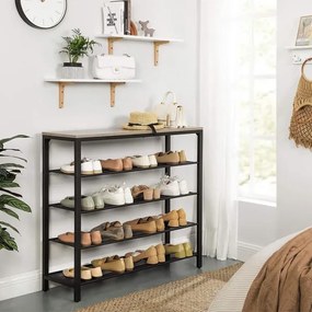 Pantofar DAVOR, gri/negru