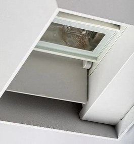 Aplica de perete iluminat exterior ambiental IP54 Solin alba