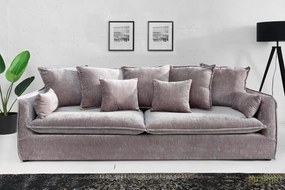 Canapea confortabila Heaven, catifea taupe A-38570 VC