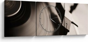 Tablou - Înregistrare gramofonică (cu ceas) (90x30 cm)