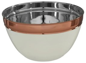 Bol arămiu/bej din oțel inoxidabil ø 26 cm Prescott – Premier Housewares