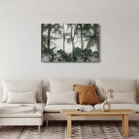 Tablou - Jungla în ceața dimineții (90x60 cm)