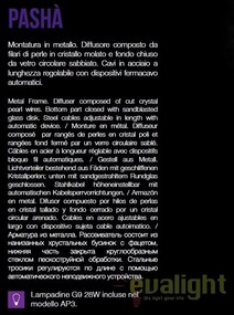 Lustra / Plafoniera design elegant PASHA PL14 CROMO 164991