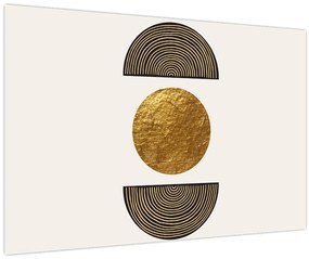 Tablou - Ornament de aur N⁰1 (90x60 cm)