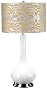 Lampă de masă Elstead MILO-PN-TL-PSM MILO 1xE27/60W/230V gri/auriu