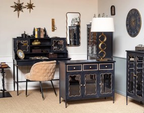 Scaun dining bej din textil Tramell
