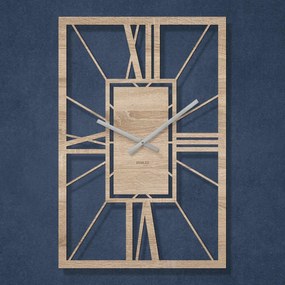 DUBLEZ | Ceasuri romane din lemn - Arch Deco
