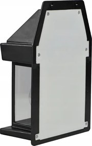 Aplică de perete solară cu senzor, LED, 3,7V 600 mAh, IP44, neagră