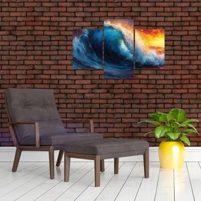 Tablou - Val în apus de soare (90x60 cm)