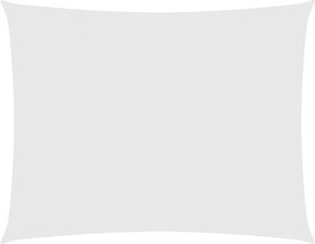 vidaXL Pânză parasolar, alb, 2,5x4 m, țesătură oxford, dreptunghiular