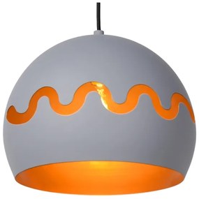 Lustră pe cablu CORENTIN 1xE27/60W/230V gri Lucide 30484/28/36