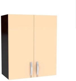 Corp superior 60 cu 2 usi pentru hota telescopica Zebra cappuccino
