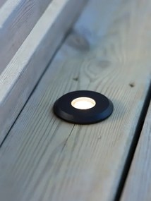 Markslöjd 107285 - Corp LED încastrat pentru exterior GARDEN24 LED/3W/24V IP44, negru