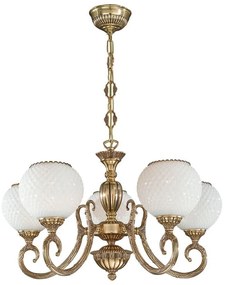 Candelabru din alama cu 5 brate design italian 8550