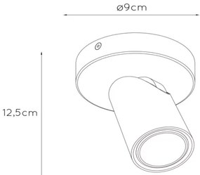 Spot LED dimabil XYRUS 1xGU10/5W/230V CRI 95 Lucide 23954/06/31