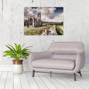 Tablou pe sticlă - Biserica irlandeză (70x50 cm)