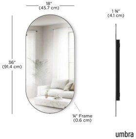 Oglindă de perete 46x91 cm Hubba – Umbra