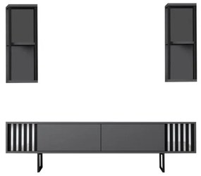 Mobila Living CHROME LINE Negru Antracit