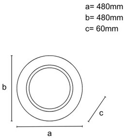 Plafonieră LED reglabilă LED/25W/230V 3000-6500K + telecomandă