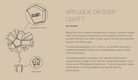 Corp de iluminat LED exterior, IP65, BANG STEP LIGHT SMALL Corten