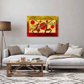 Tablou abstract cu două femei (90x60 cm)