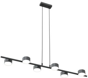 Lustră pe cablu SORA 6xGX53/12W/230V negru