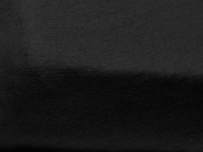 Cearsaf din material jersey cu elastic negru 200x220-cm