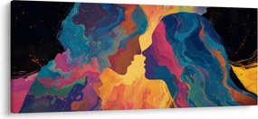Tablou - Dragoste cosmică (120x50 cm)