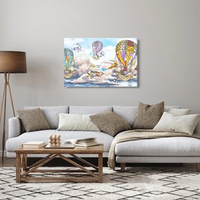 Tablou - Expediție în nori (90x60 cm)