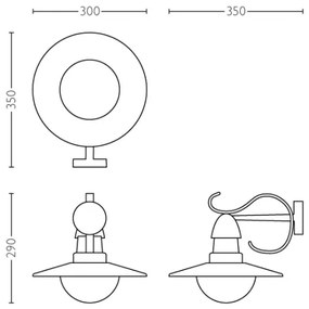 Philips 01816/30/PN - Corp de iluminat exterior MYGARDEN TOPIARY 1xE27/60W/230V