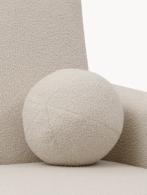 Canapea extensibilă Nido 3 locuri 140 cm cu ladă de depozitare - boucle bej deschis Quelle 03