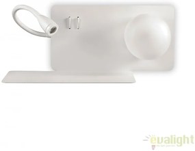 Aplica LED moderna cu reader LED cu port USB BOOK-1 AP2 174792