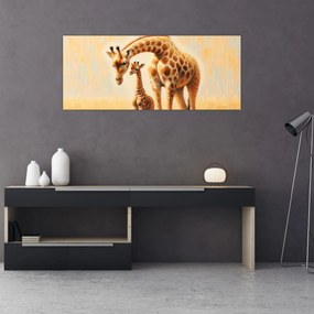 Tablou - Girafe (120x50 cm)