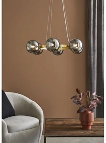 Lustră pe cablu CIRCLE 6xG9/20W/230V aurie Markslöjd 108050