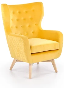 Fotoliu cu urechi Tais (galben). Promo -6%. 1008046