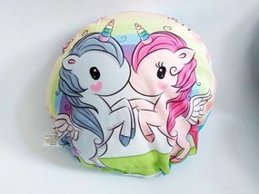 Pernă rotundă - Unicorn
