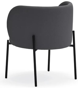 Fotoliu Teulat Mogi, gri închis