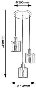 Lustra suspendata design modern Donati 5223 RX