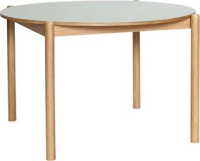 Masă de dining rotundă din lemn de stejar ø 115 cm Oblique – Hübsch