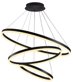 Lustră LED dimabilă pe cablu LED/125W/230V 3000-6500K + telecomandă