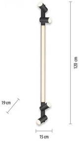 Paul Neuhaus 6121-13 - Spot LED reglabil 4xLED/4W/230V + LED/9W+DO
